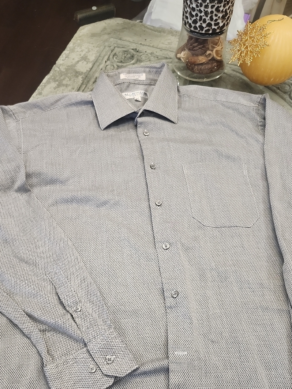 Givenchy Mens Lightweight Cotton Blend Dress Shirt XLT 17.5